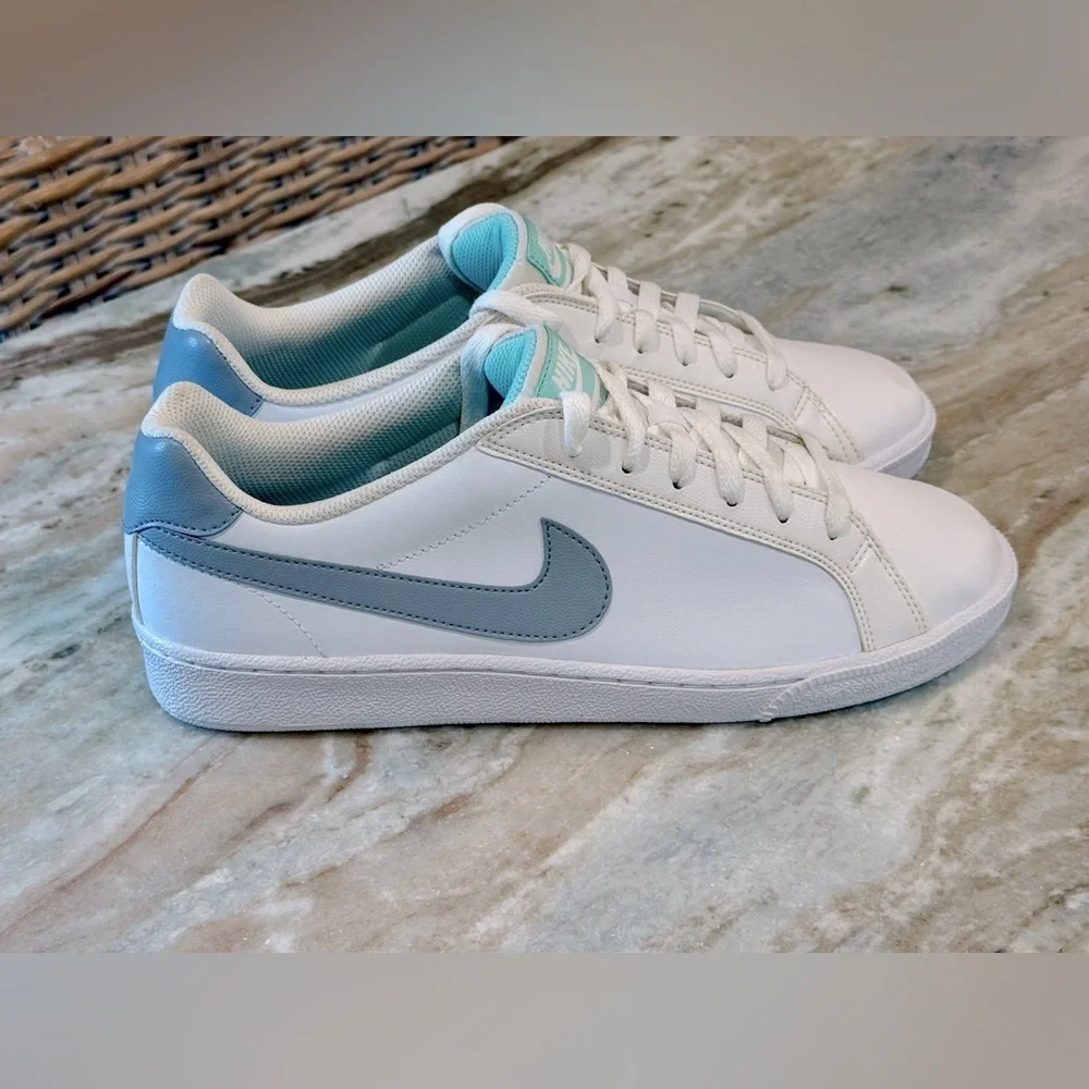 Women’s NIKE Court Majestic sneakers- white/wolf grey/teal. Size 11 - Picture 3 of 9